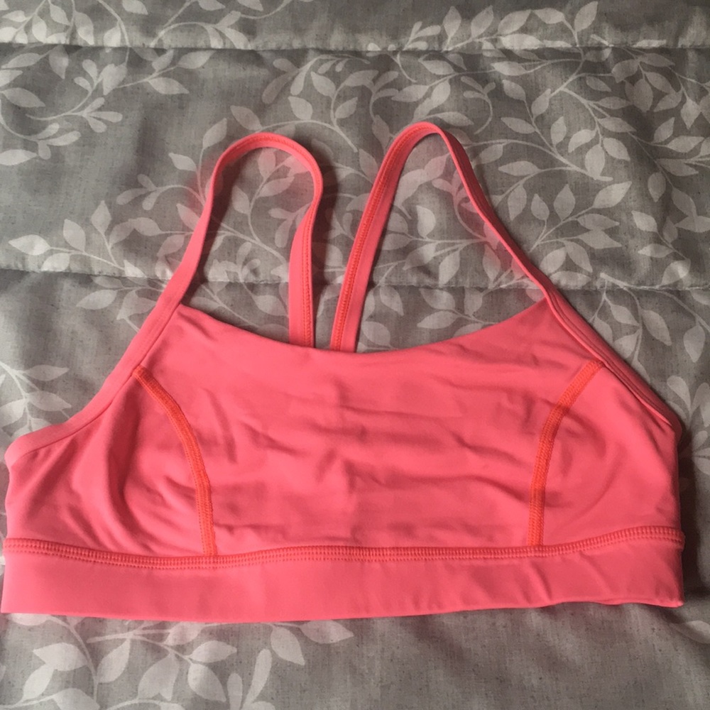 Lulu lemon pink sports bra